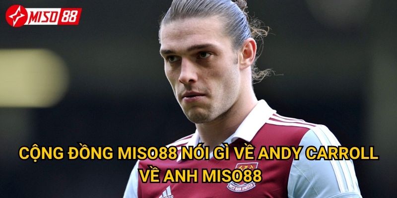 Cộng đồng Miso88 nói gì về Andy Carroll về Anh Miso88?